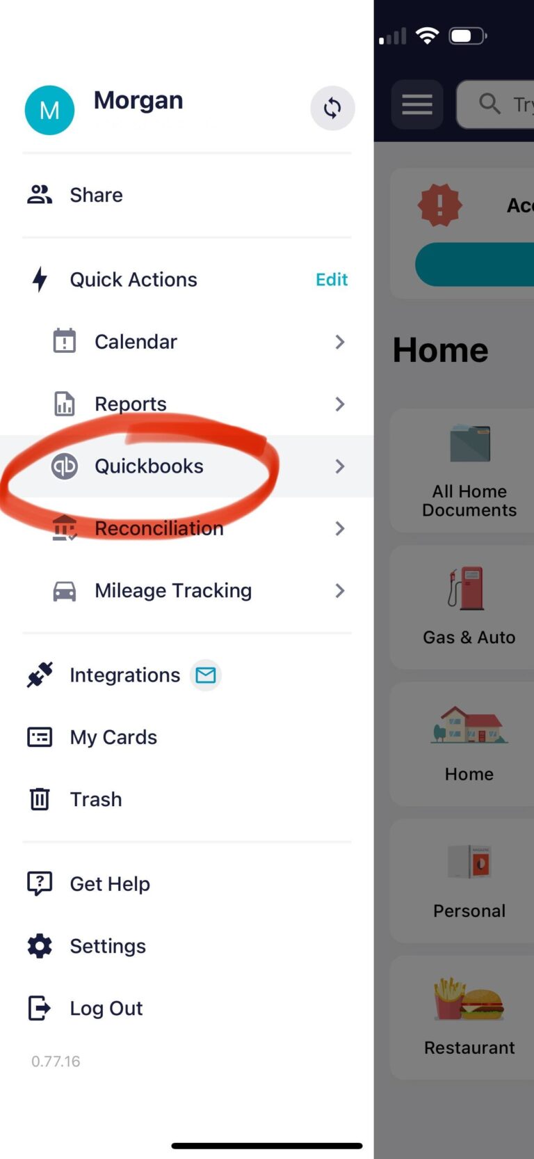 SimplyWise connect Quickbooks